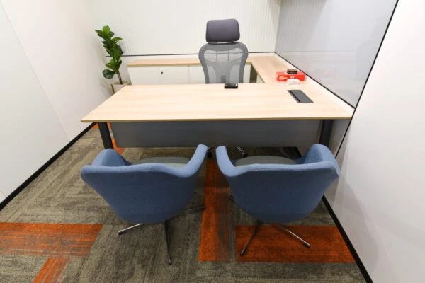 L-shaped office table 6